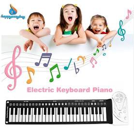 Đàn Piano cuộn 61 phím Silicon dẻo