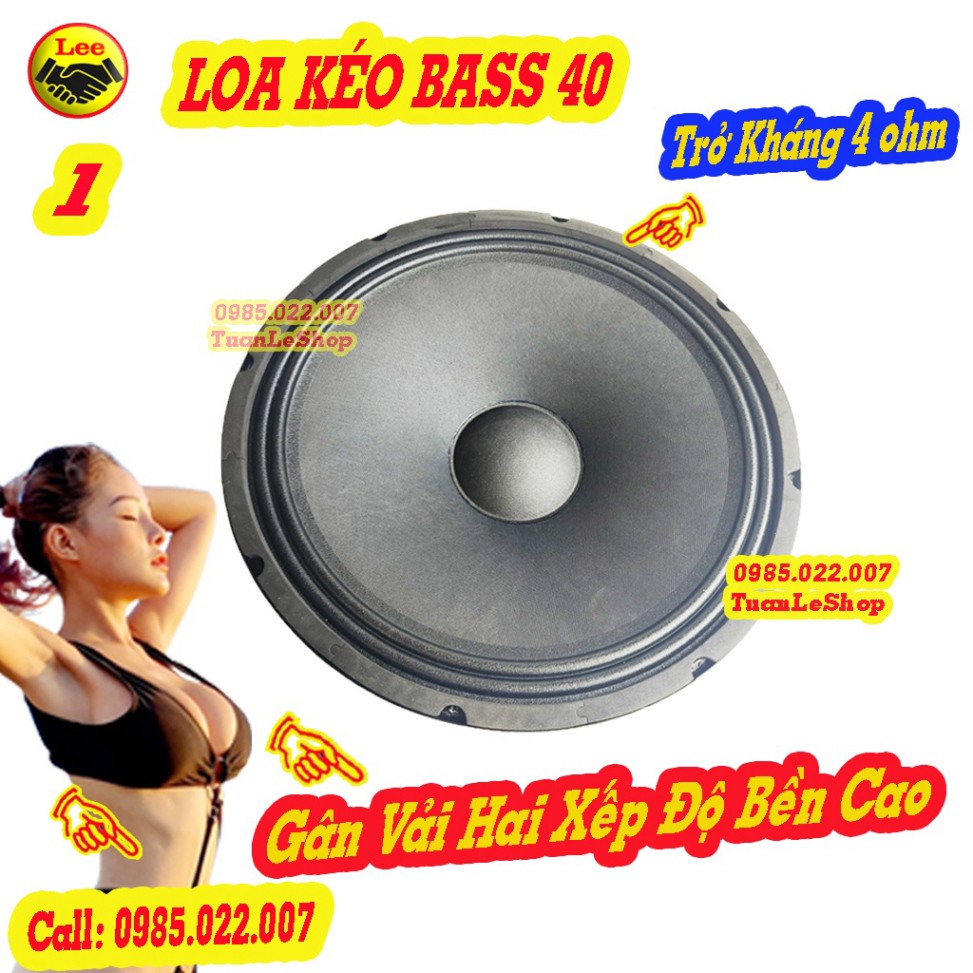 LOA BASS 40 TƯ 140MM COIL 50 CHO LOA KÉO HOẶC AMPLI NHỎ - LOA BASS 4 OHM - GIÁ 1 LOA