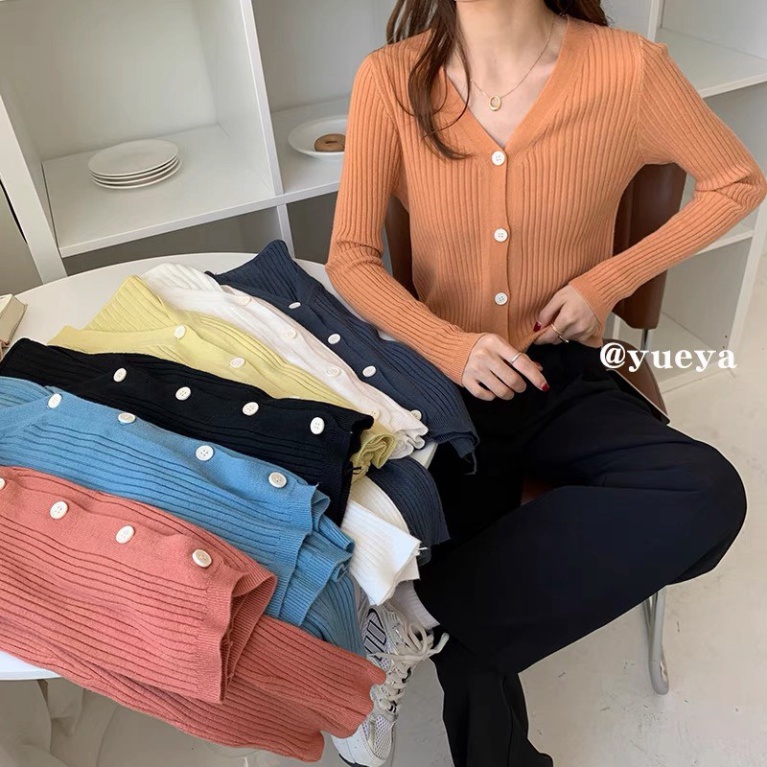 Áo cardigan len khoác dệt kim tay dài ulzzang kiểu Hàn Quốc dày dặn K5G3 | BigBuy360 - bigbuy360.vn