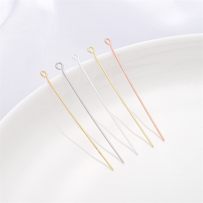 Bộ 50 Móc Mạ Vàng / Bạc 9 Lỗ Dùng Làm Bông Tai diy