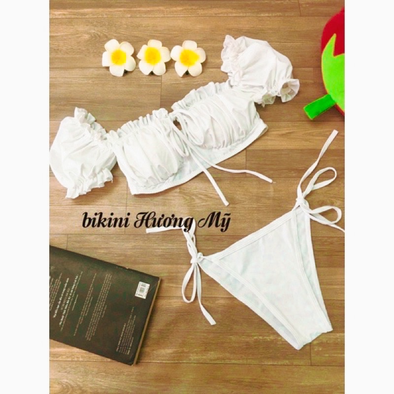 [Hình Thật Chụp Sàn] bikini đồ bơi đi biển Hiền Hồ tay bồng ,kèm video thật shop tự quay [ Hàng Chuẩn ]