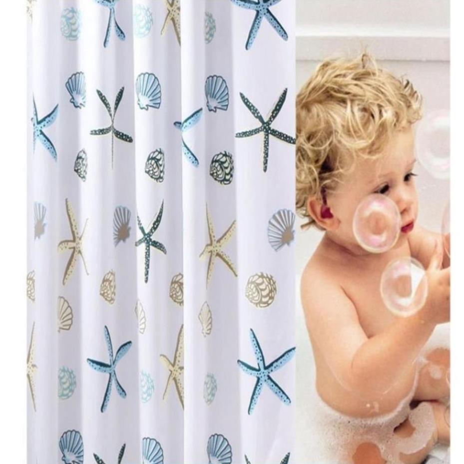 ✔️ Xả kho giá sốc - Rèm nhà tắm,Rèm cửa nhà tắm chống nước ( hình sao biển) - uy tin 1 đổi 1 ✔️