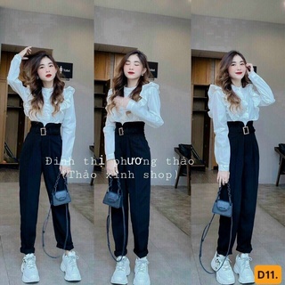 Set Áo Sơ Mi Trắng + Quần Âu - Đồ Công sở, Dạo phố