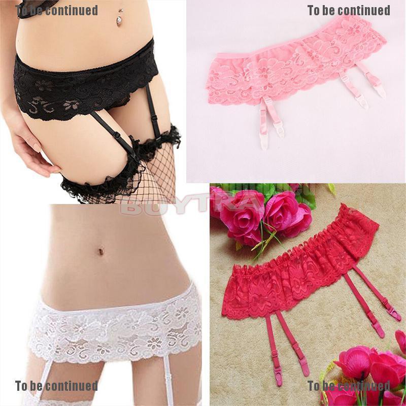 Vớ Ren Gợi Cảm + Thắt Lưng Ren Cho