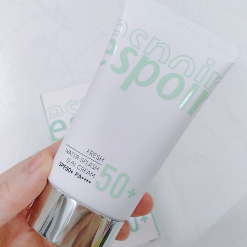 Kem chống nắng màu xanh Espoir Fresh Water Splash Sun Cream SPF50+ PA++++ 60ML