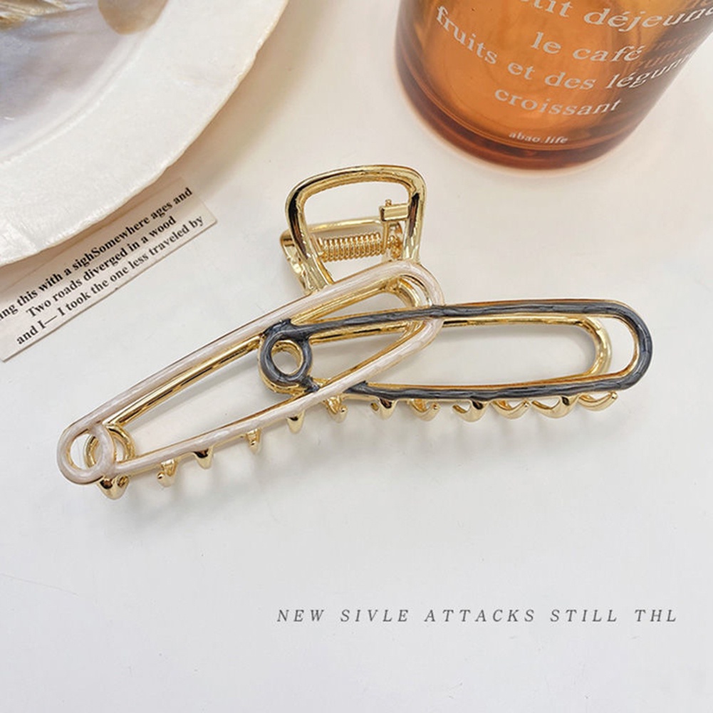 Kẹp Tóc Kim Loại Hình Cá Mập Độc Đáo Thời Trang