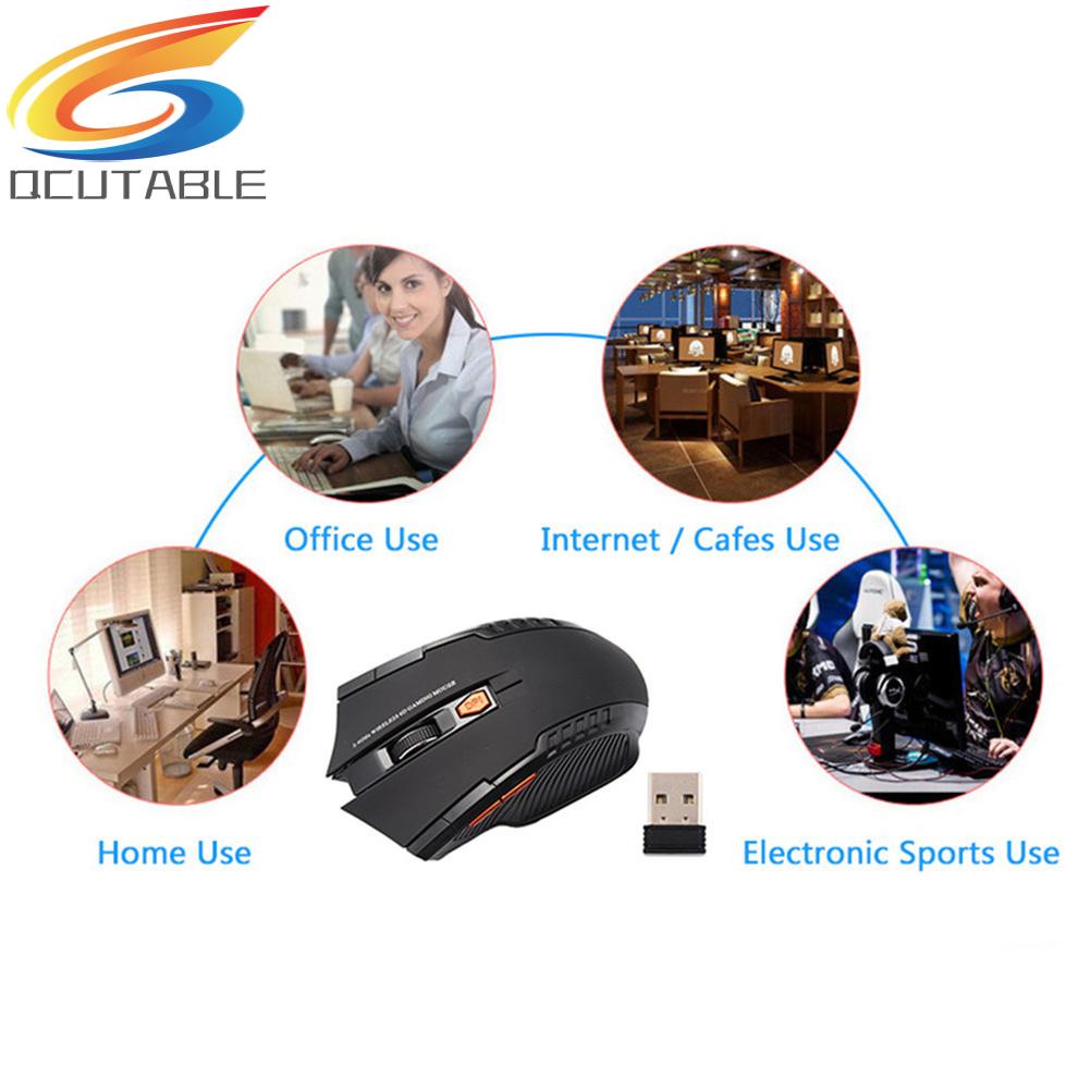 Chuột Quang Không Dây 2.4Ghz 2400DPI 6 Nút Bấm