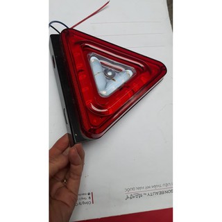 Đèn led trang trí tam giác đỏ 24V