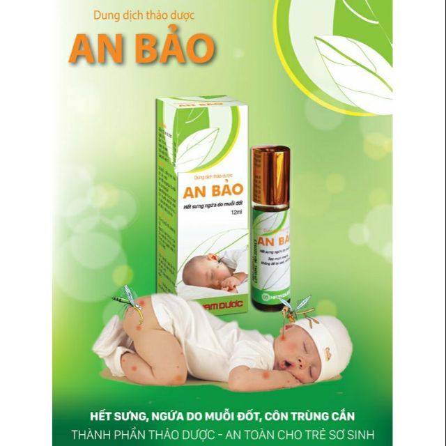 ✅Dung dịch thảo dược An Bảo✅ hết sưng ngứa do muỗi đốt