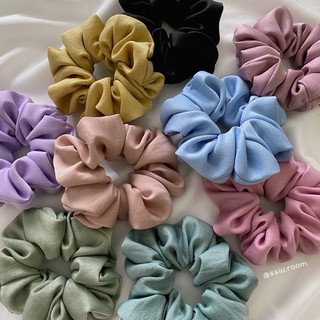 Scrunchies dây cột tóc lụa tuyết nhung | ssiu.room