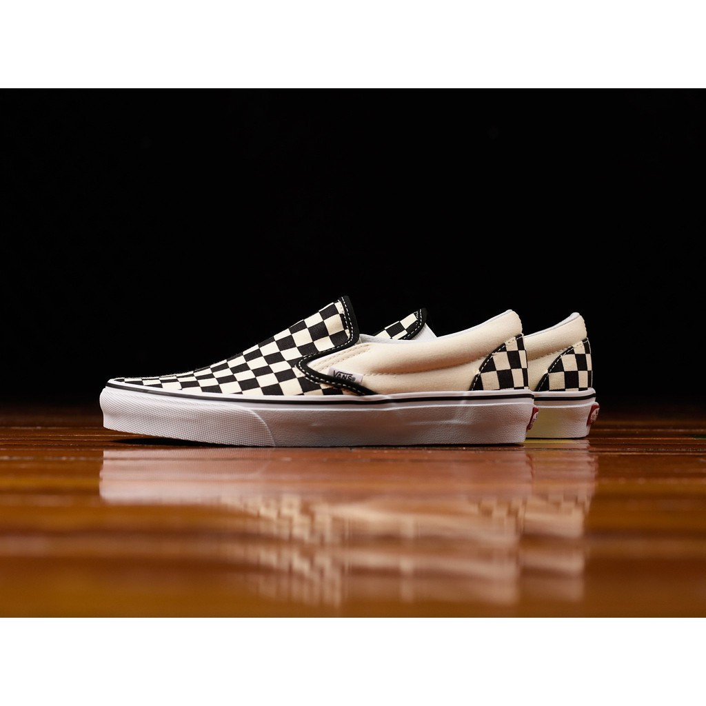 [Mã FASHIONMALLT4 giảm 15% đơn 150k] Giày Sneakers Vans Classic Slip-on Checkerboard