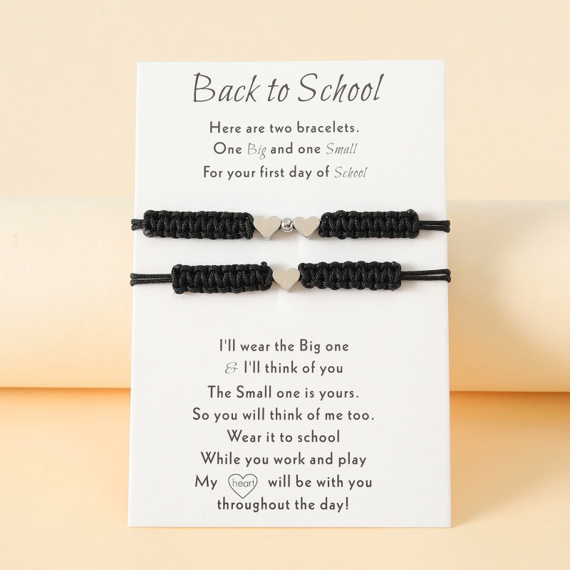 Arin Vòng Tay Bện Thắt Nút Tình Yêu Nhỏ Kiểu Âu Mỹ Cho Mẹ Và Bé Đi Học