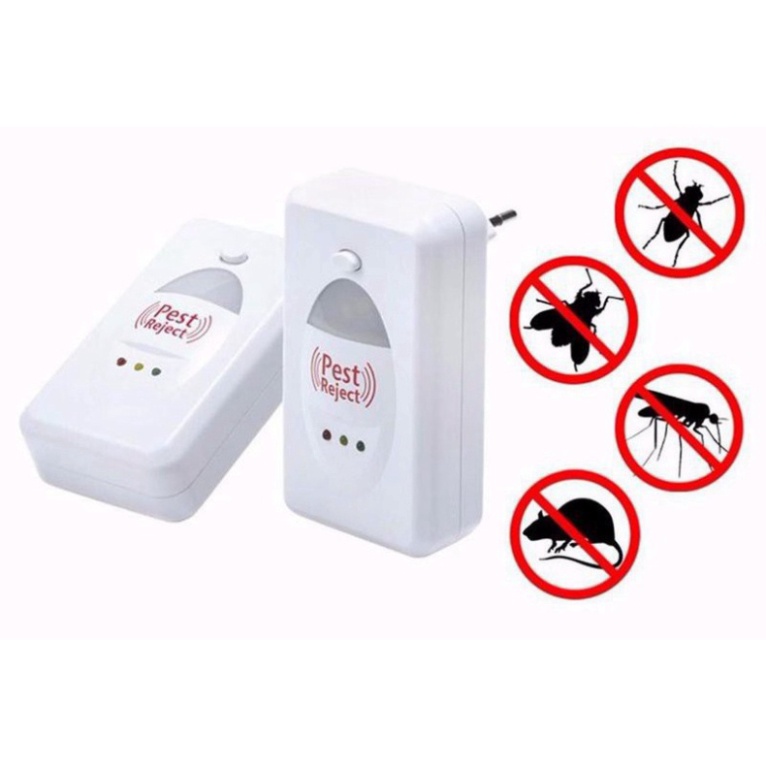 Thiết Bị Đuổi Côn Trùng Pest Reject  Hiệu Quả An Toàn - Máy Đuổi Chuột Gián Muỗi Ruồi Kiến Mối Bằng Sóng Âm