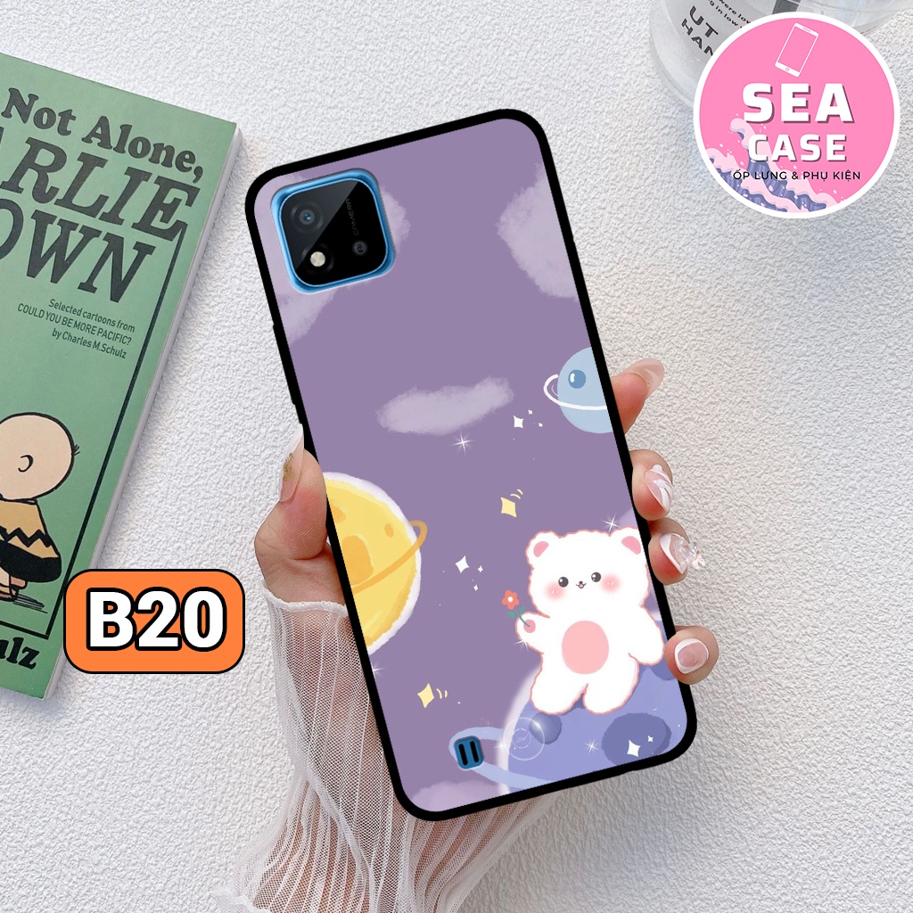 Ốp lưng Realme C11 2021 - C20 - C11 2020, Ốp điện thoại in hình gấu đáng yêu,dễ thương – lưng nhựa viền dẻo