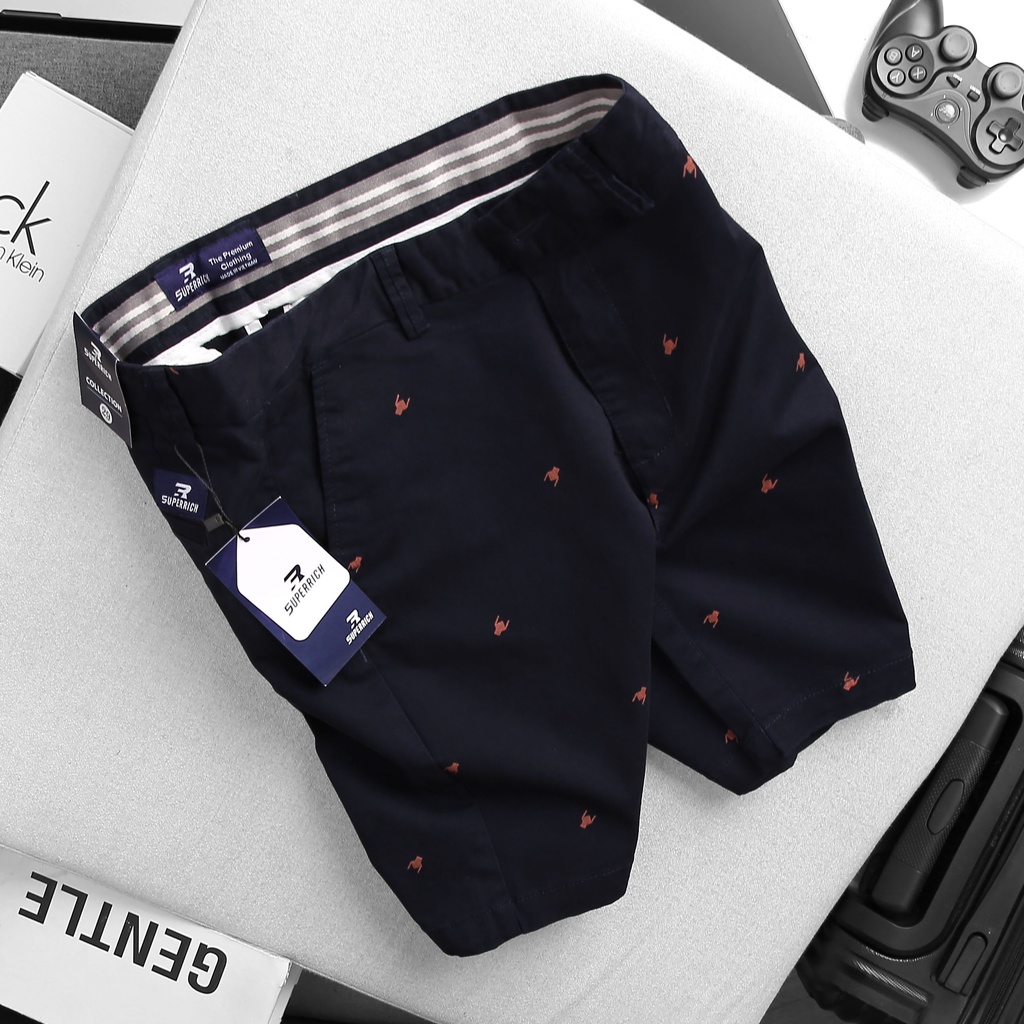 Quần Short Kaki Nam, Quần Kaki Nam Hàng Chính Hãng Chất Vải Chính Phẩm Co Giãn Thời Trang SUPER RICH Lịch Lãm Sang Trọng