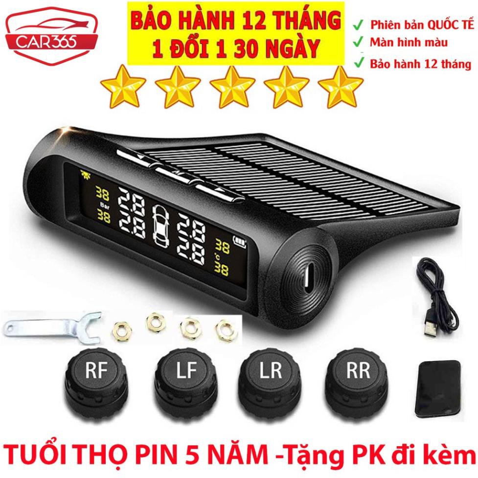 [Mã LIFEAU01 giảm 10% tới 50k đơn 150k] Cảm biến áp suất lốp TPMS, van ngoài,màn màu, pin mặt trời - Better Car