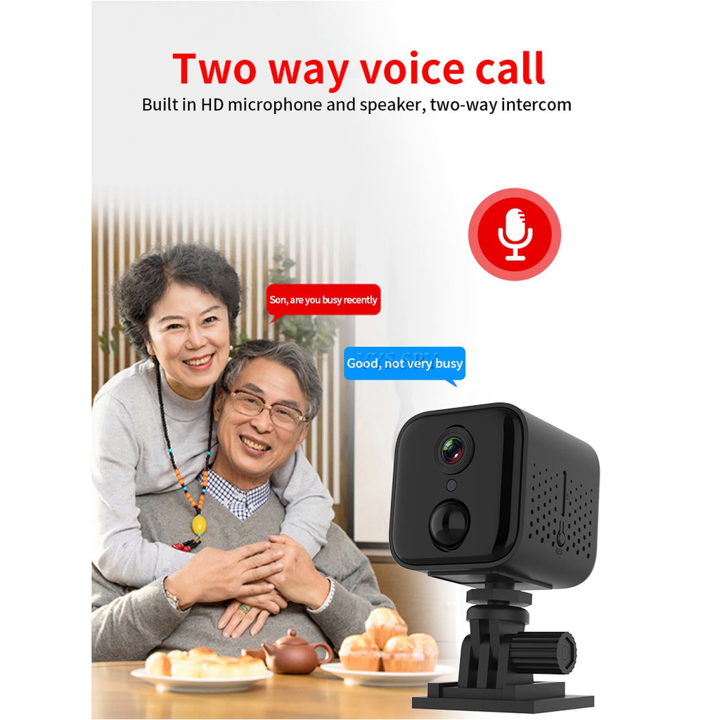 Camera ip mini Hukey Vision A21 siêu nét fullhd 1080P - Cảm biến nhiệt PIR - Cảm biến hồng ngoại ngày và đêm | BigBuy360 - bigbuy360.vn