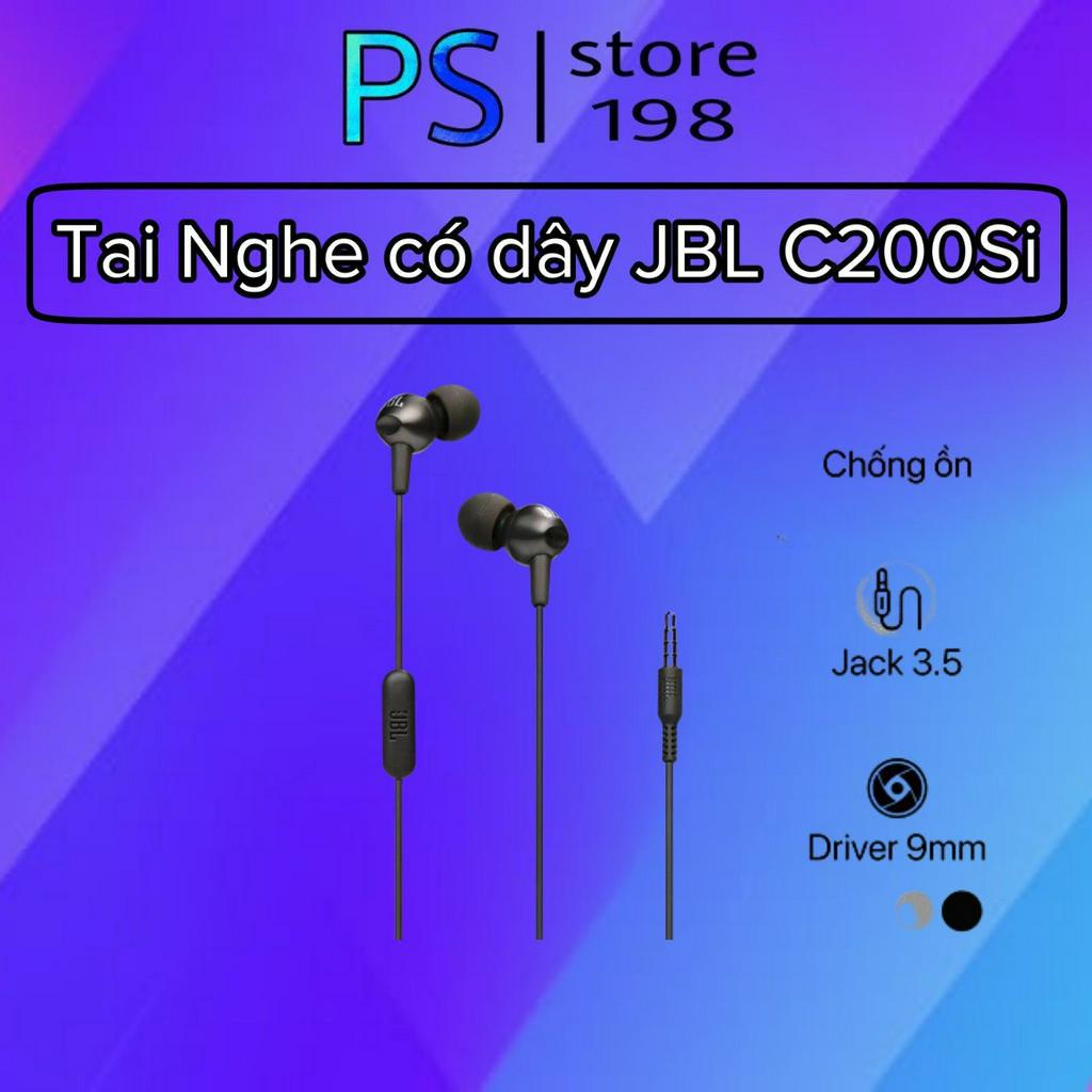 Tai Nghe Có Dây Nhét Tai JBL C200Si - Chính Hãng PGI