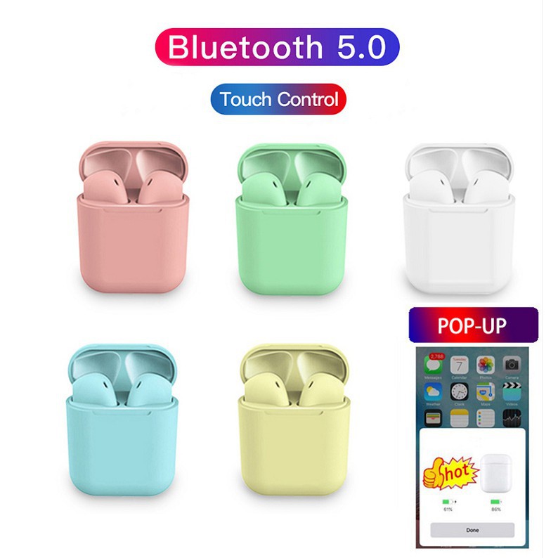 ( MUA 1 TẶNG 1 QUAT USB )Tai nghe inpods 12 tws dong tai nghe bluetooth v5.0- Tai nghe này có mic