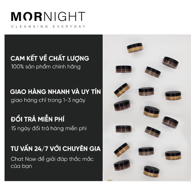 Sữa rửa mặt trà xanh MORNIGHT phiên bản sample mini, dành cho da dầu, da mụn, không gây khô da, không chứa paraben - 10G | BigBuy360 - bigbuy360.vn