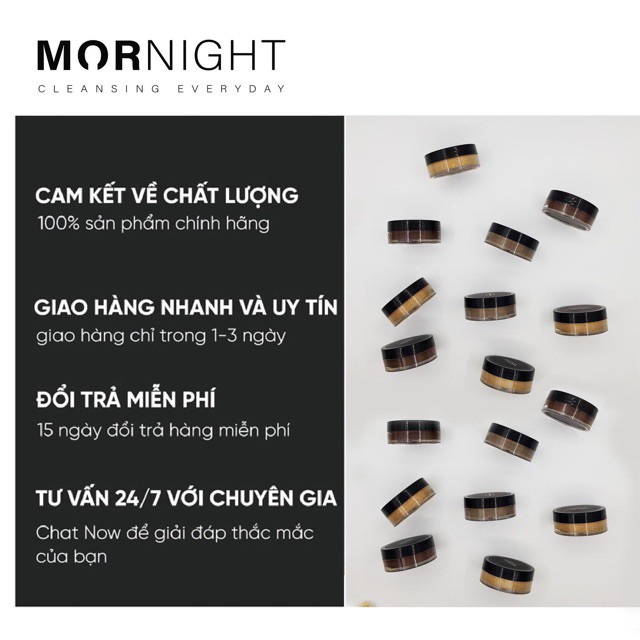 Sữa rửa mặt trà xanh MORNIGHT phiên bản sample mini, dành cho da dầu, da mụn, không gây khô da, không chứa paraben - 10G