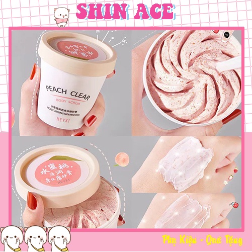 Tẩy Da Chết Body Đào Heyxi Peach Clear Body Scrub 200ML | BigBuy360 - bigbuy360.vn