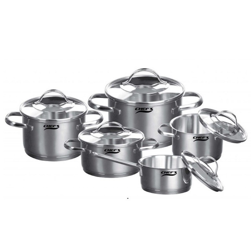 Bộ nồi 5 inox Chefs EH-CW5304