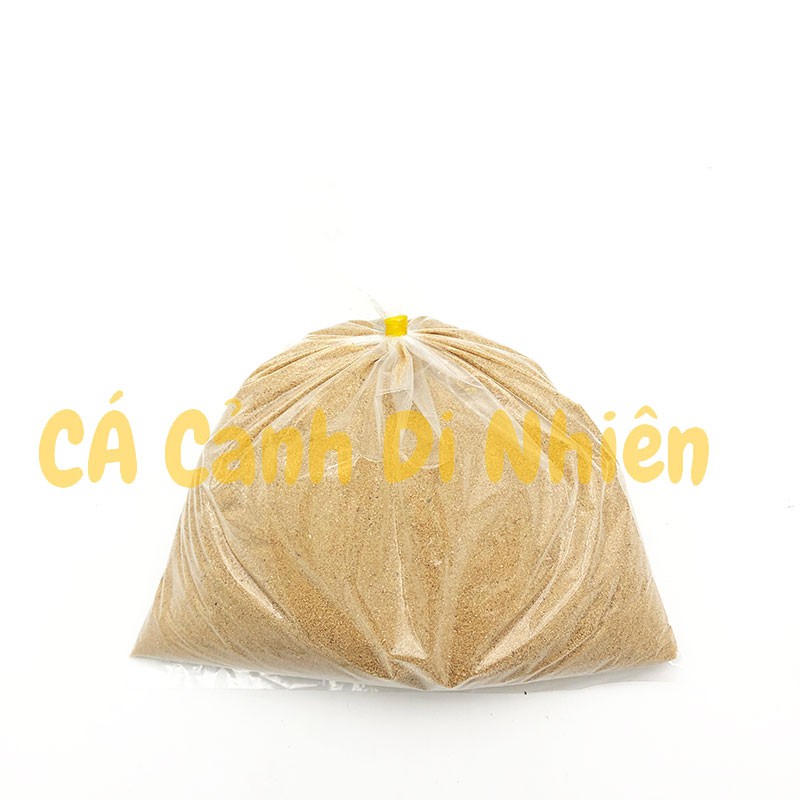 Cát nắng vàng hạt mịn 1Kg trải nền trang trí hồ cá cảnh thủy sinh