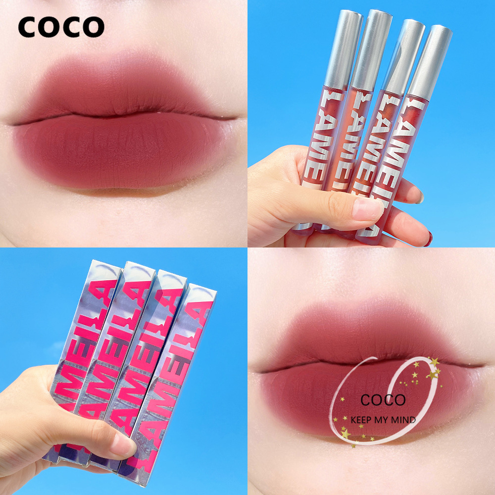 Sản phẩm mới nhất Son bóng mờ Matte Lip glaze