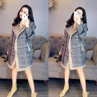 Áo dạ lót bông siêu ấm
