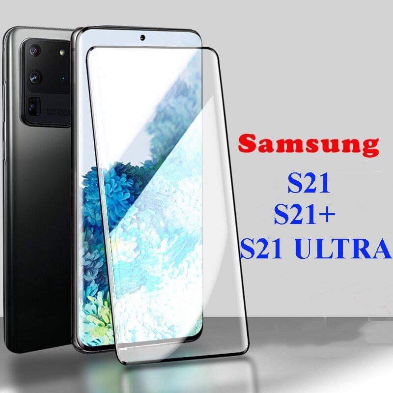 Kính cường lực Samsung S21 / S21 Plus Độ Cứng 9H Full Màn Hình Viền Cong Bảo Vệ Màn Hình Điện Thoại