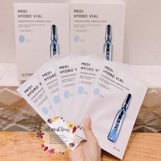[DUTY FREE] MẶT NẠ GIẤY WONJIN MEDI HYDRO VIAL CONCENTRATED AMPOULE MASK