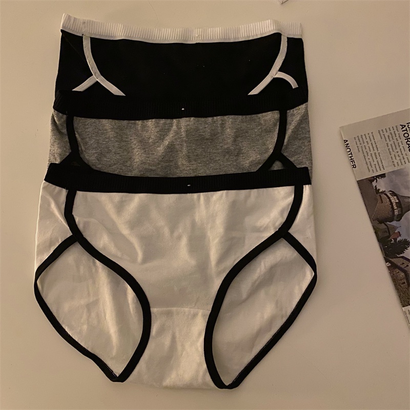 Quần Lót Cotton Đáy Cotton Thoáng Khí Kháng Khuẩn Thoải Mái Không Đường May Cho Nữ