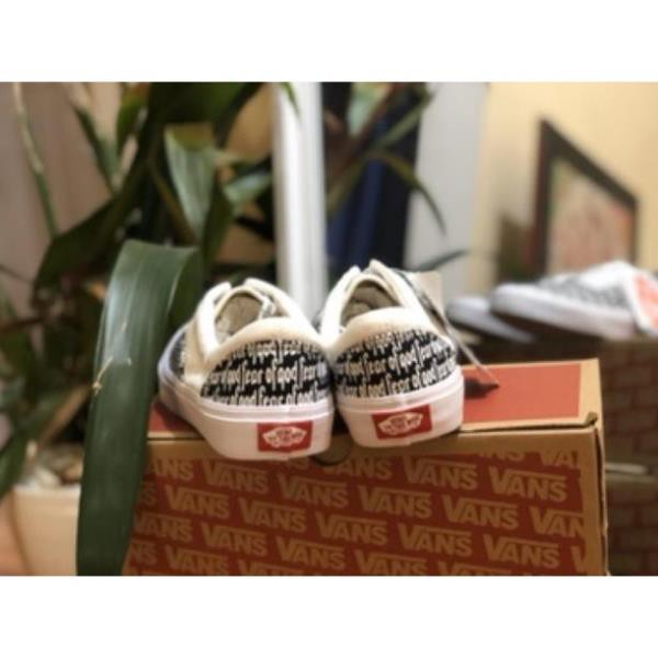 ẢNH THẬT - GIÀY VANS FOG FEAR OF GOD LÓT GÓT DA TRẮNG NAM NỮ ( full box + freeship ) Siêu Đẹp Cao Cấp [ SL  ib ] 👟 :)) ,