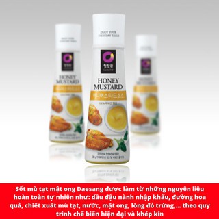 Sốt mù tạt mật ong  DEASANG HÀN QUỐC chai 320G