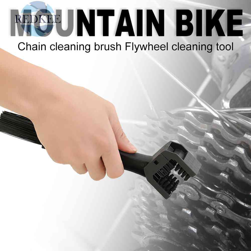 Bàn Chải Làm Sạch Xích Xe Đạp Leo Núi 2 Loại Bằng Nhựa