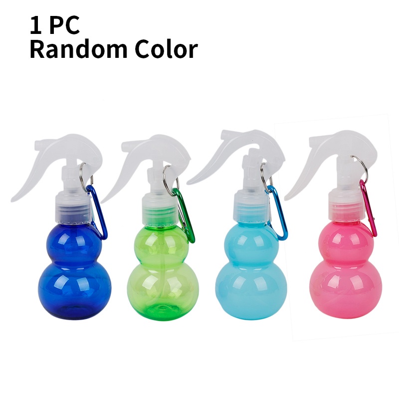 Chai xịt đựng dung dịch hình quả bầu 100ml có cò nhấn với móc treo tiện dụng khi đi du lịch