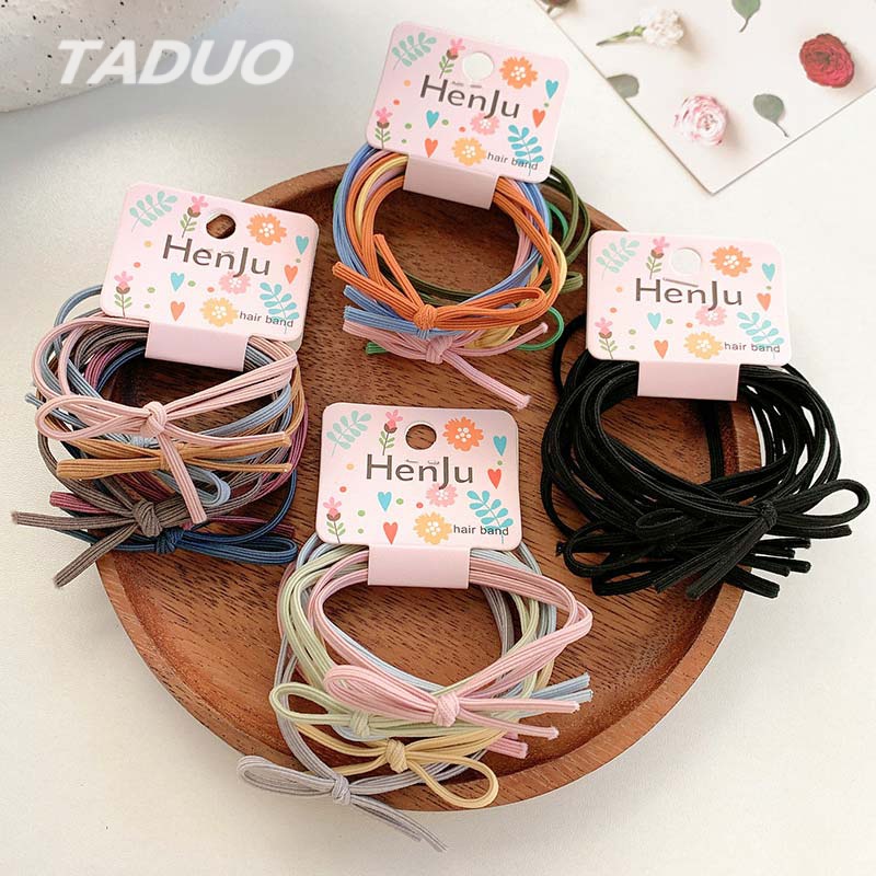 Dây buộc tóc cao su phong cách Hàn Quốc dễ thương cho nữ