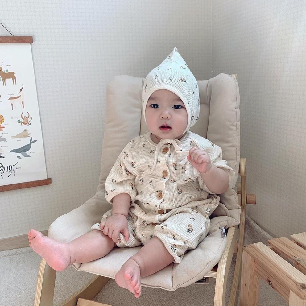 (NHIỀU MẪU) Set body cao cấp len Hàn Quốc chất cực đẹp tặng kèm mũ cho bé 4-15kg