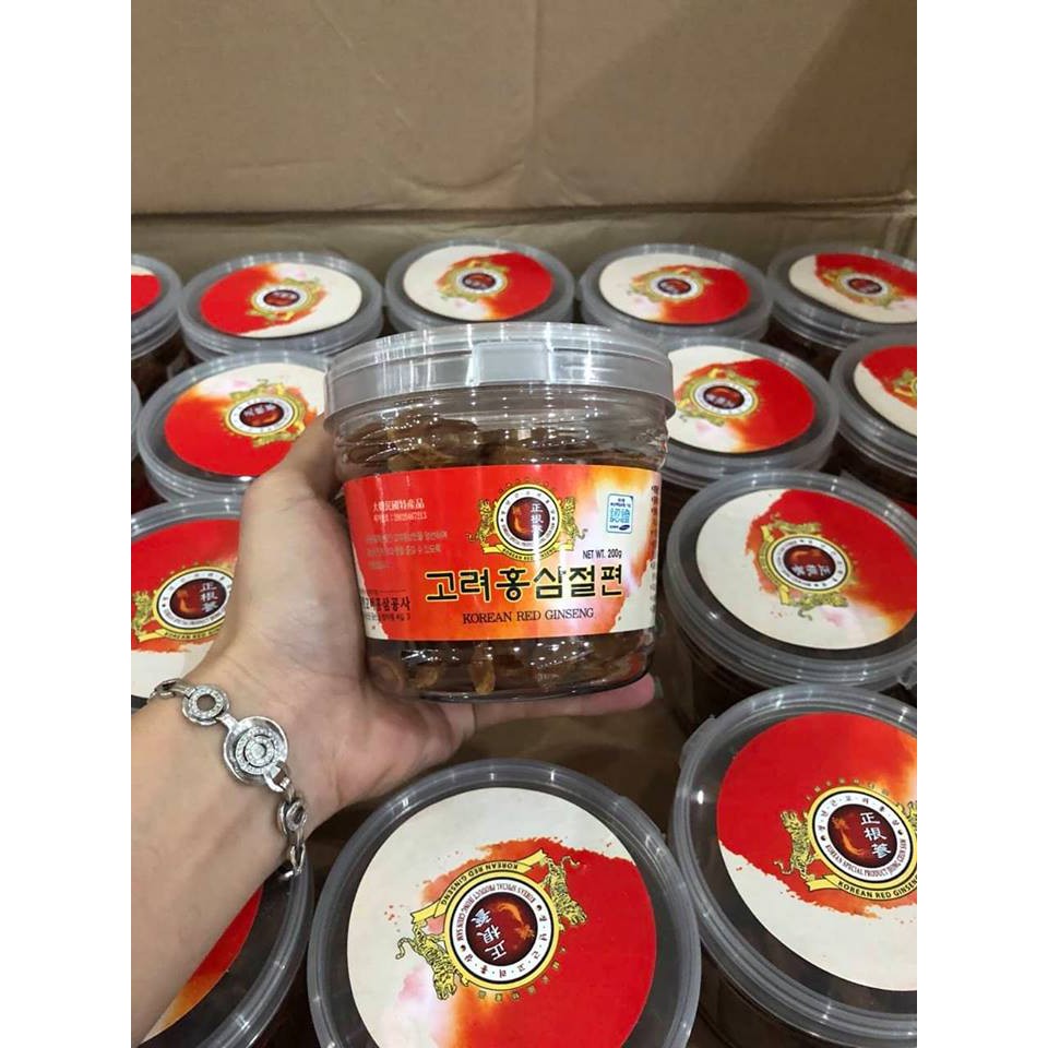 SIÊU KHUYẾN MẠI: SÂM THÁI LÁT TẨM MẬT ONG 6 NĂM TUỔI HÀN QUỐC 200GR