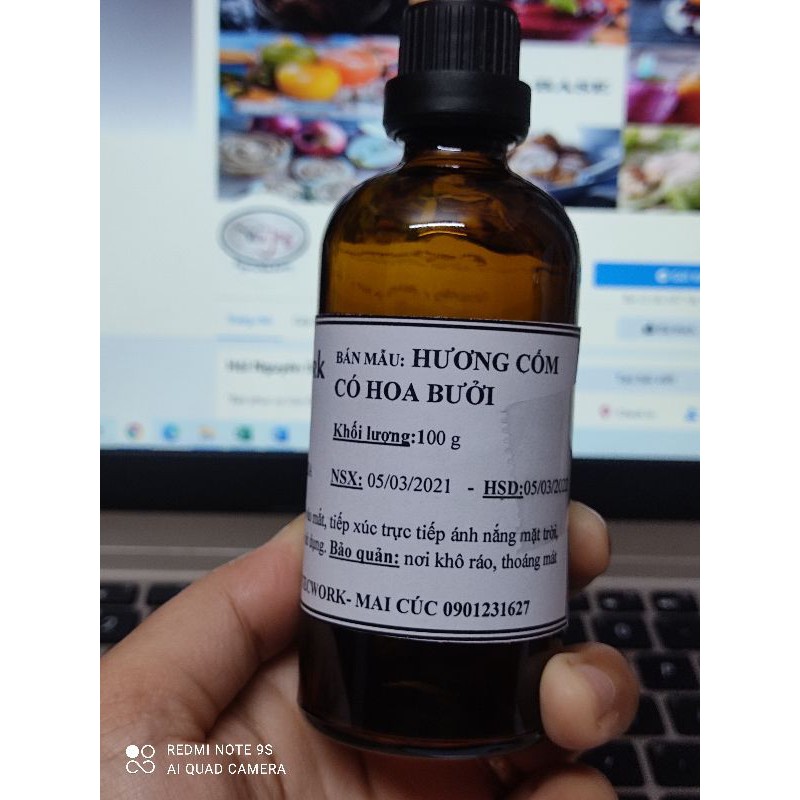 HƯƠNG CỐM HOA BƯỞI 0646 hàng thực phẩm