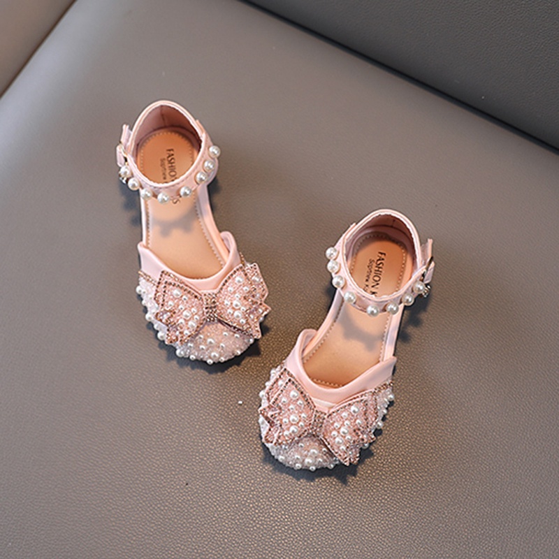 Sandal dép quai hậu bít kim tuyến cho các công chúa từ 2 tuổi đến 8 tuổi (0216) Richkidsstore2021