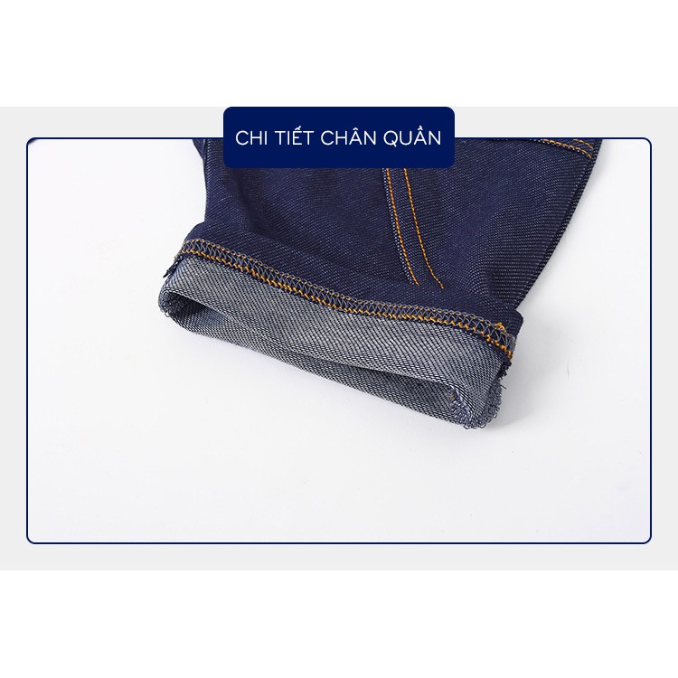 Quần DENIM bé trai WELLKIDS quần thun cao bồi cho bé hàng xuất Âu Mỹ