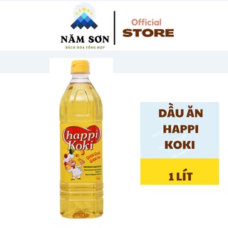 Dầu ăn cao cấp Happi Koki chai 1 lít