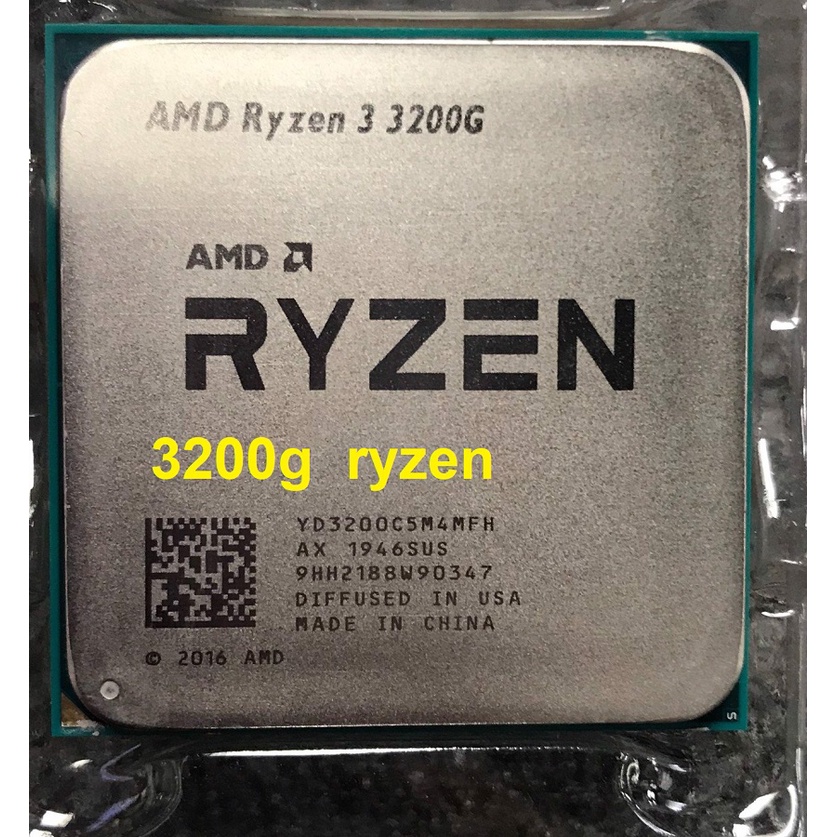 Bộ vi xử lý AMD Ryzen 3 3200G / 6MB / 4.0GHz / 4 nhân 4 luồng / AM4 hàng tray | WebRaoVat - webraovat.net.vn