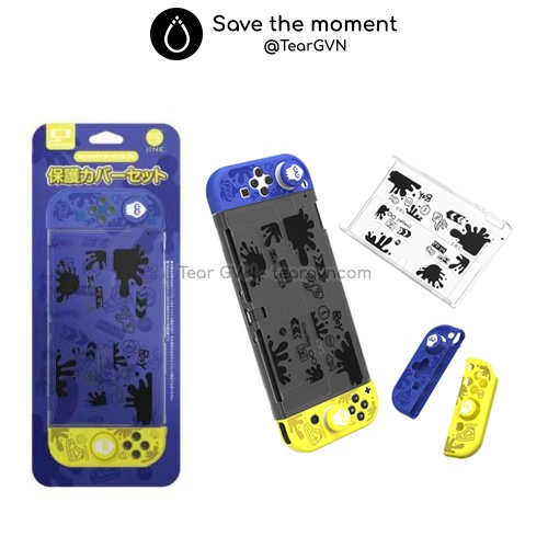 Ốp toàn máy và núm bọc Splatoon 3 (IINE) cho Switch Oled