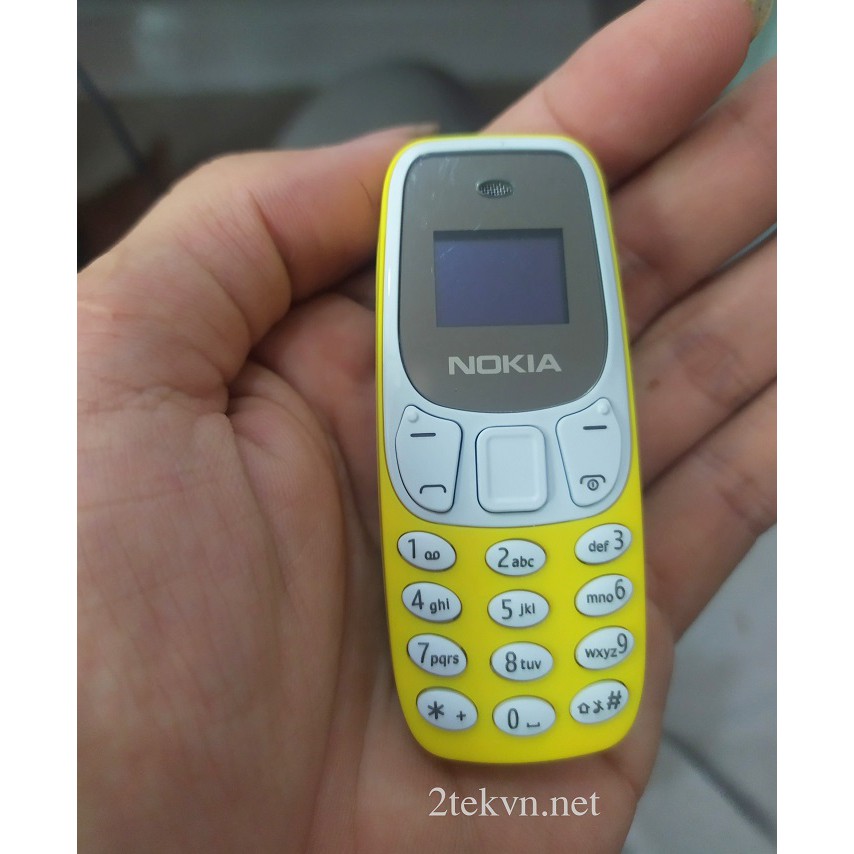 Điện thoại mini siêu nhỏ 2 sim, 1 thẻ nhớ cực dễ thương