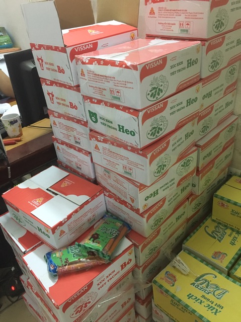 Xúc Xích Tiệt Trùng Bò/heo Vissan Gói 160g | BigBuy360 - bigbuy360.vn