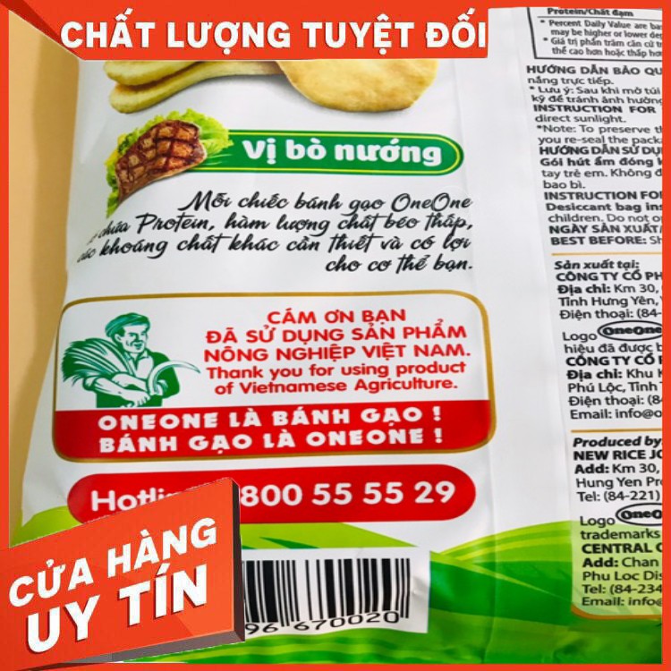 Bánh gạo mặn One One (mẫu mới) gói 150g