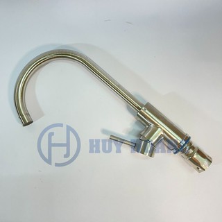 Vòi rửa bát nóng lạnh inox mạ crom mờ cao cấp hàn quốc daewon rb0303